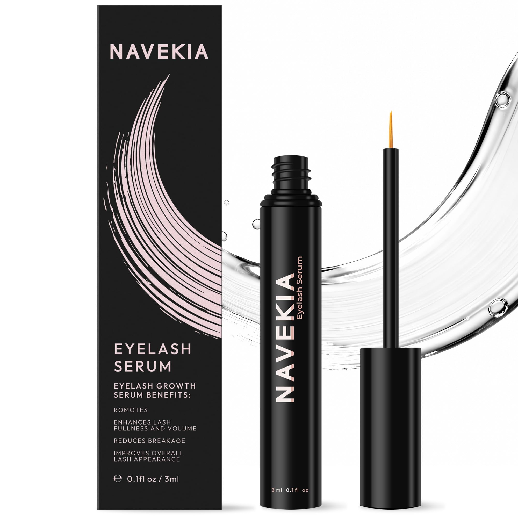 Navekia Lash Serum 2025 Pro - 2 Key Peptides + New Bio-Enzyme Tech